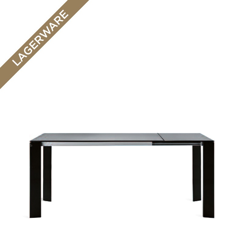 Grande Arche Ausziehtisch 160/210 x 90 cm, grau-metallic