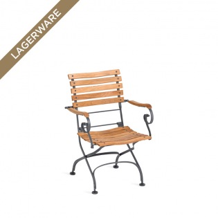 Classic Sessel gerade Latten, graphitgrau