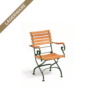 Classic Sessel mit geschwungenen Latten