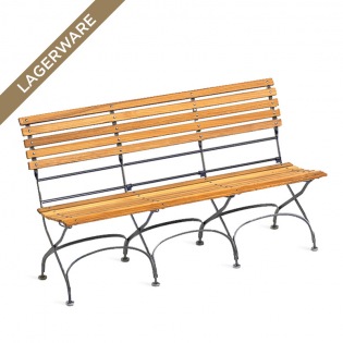 Classic 3-Sitzer Bank ohne Armlehnen, graphitgrau