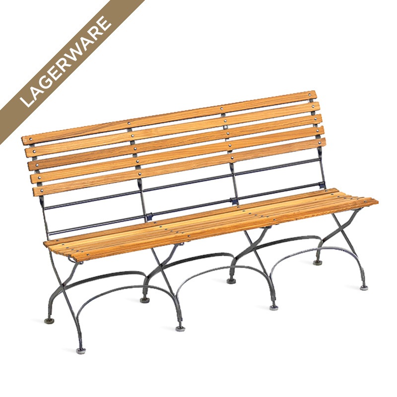 Classic 3-Sitzer Bank ohne Armlehnen, graphitgrau