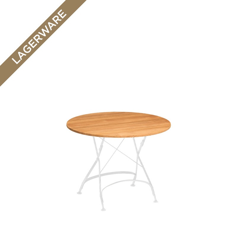 Classic Klapptisch Ø 95 cm, Gestell weiß