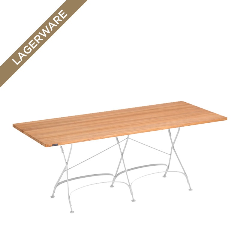 Classic Klapptisch 180 x 80 cm, Gestell weiß