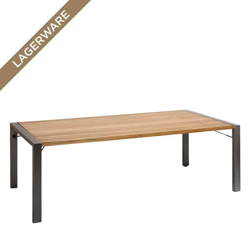Flip Gartentisch 220 x 90 cm, Gestell taupe