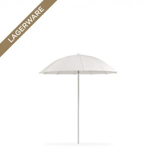 Pagodenschirm Ø 240 cm mit Alu-Stamm, weiß