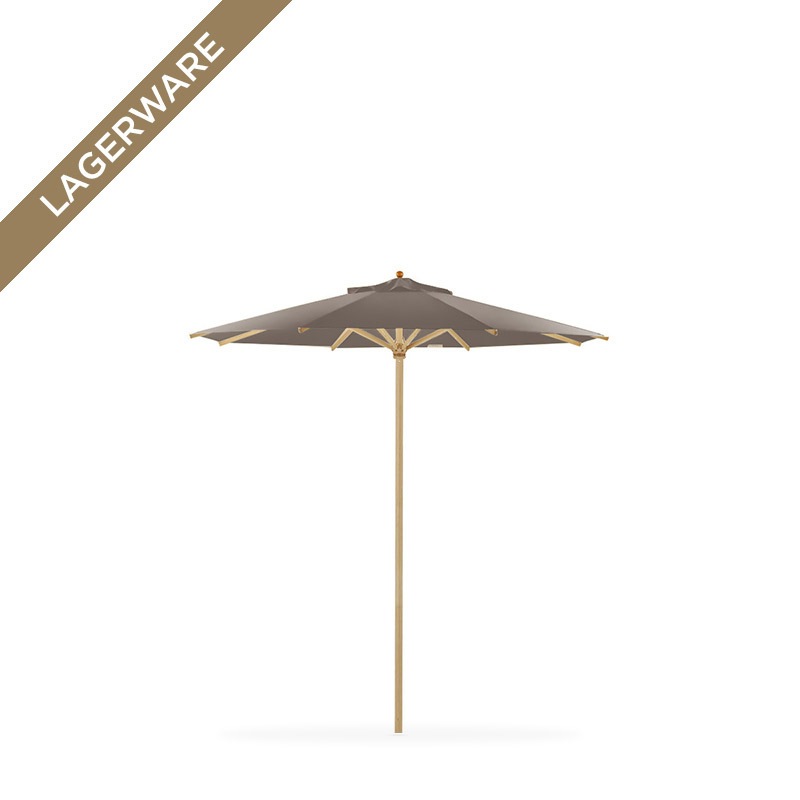 Klassiker Ø 250 cm mit Flaschenzug, Acryltuch taupe