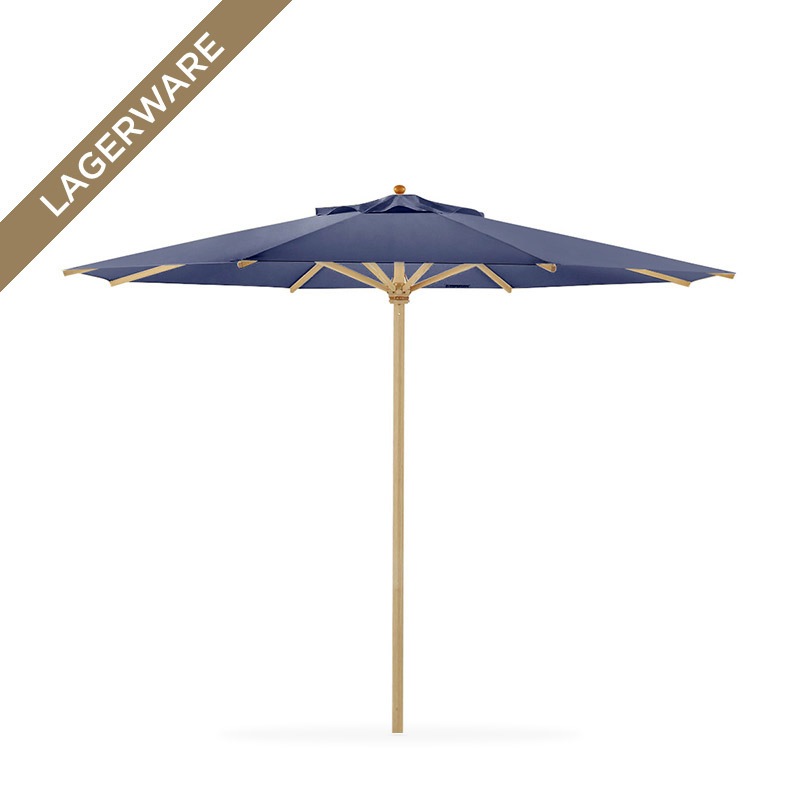 Klassiker Ø 400 cm mit Flaschenzug, Acryltuch taubenblau