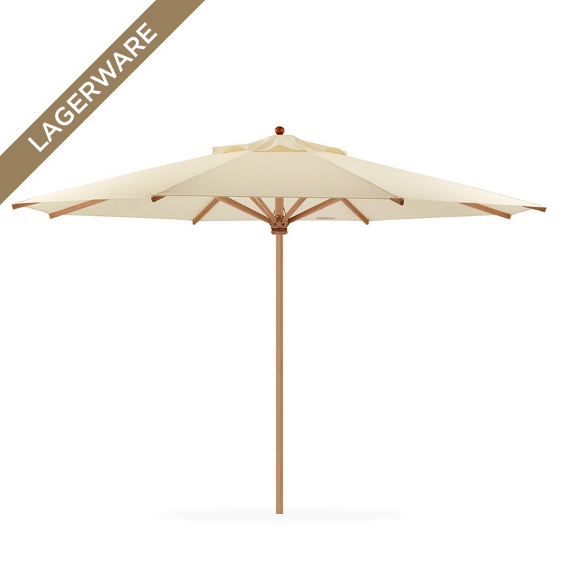 Teak Ø 450 cm mit Flaschenzug, natur