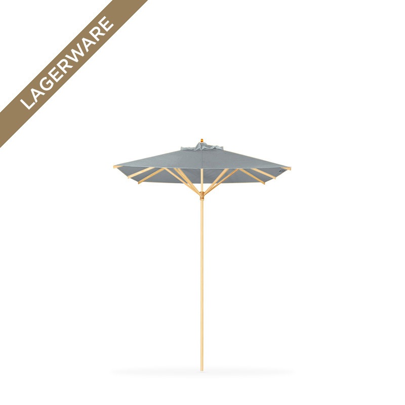 Klassiker 210x210 cm mit Flaschenzug, Acryltuch grau-meliert