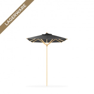 Klassiker 210x210 cm mit Flaschenzug, Acryltuch Rips Schiefer