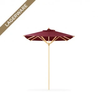 Klassiker 250x250 cm mit Flaschenzug, Acryltuch bordeaux