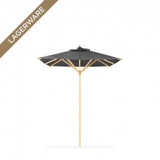 Klassiker 250x250 cm mit Flaschenzug, Acryltuch Rips schiefer