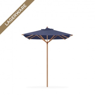 Teak 250x250 cm mit Flaschenzug, taubenblau