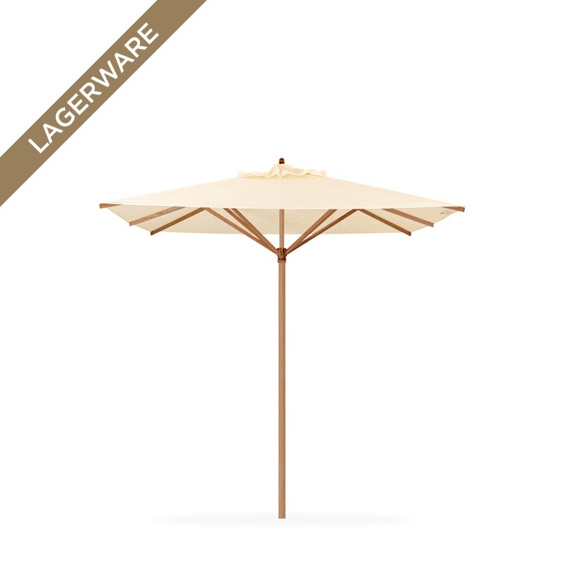 Teak 300x300 cm mit Flaschenzug & Knick, natur