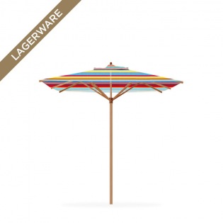 Teak 300x300 cm mit Flaschenzug, multicolor