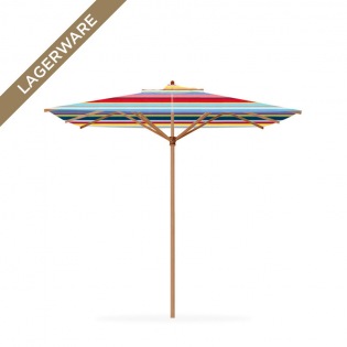 Teak 350x350 cm mit Flaschenzug, multicolor