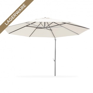 Weishäupl Freiarmschirm Ø 350 cm, Acryltuch weiß