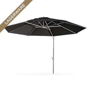 Weishäupl Freiarmschirm Ø 350 cm, Rips schiefer