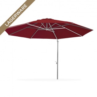 Freiarmschirm Ø 350 cm, Acryltuch bordeaux