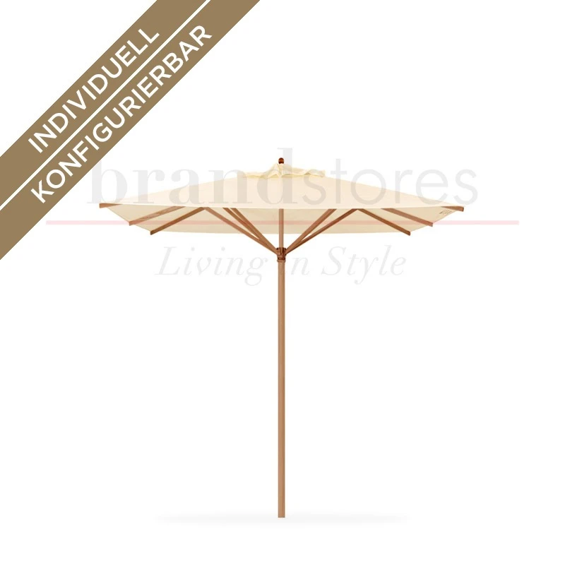 Weishäupl Teak Schirm 300 x 300 cm