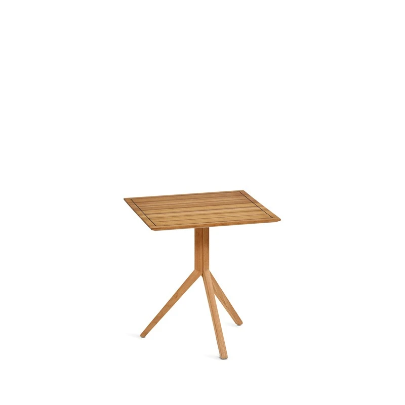 Weishäupl Trio Bistrotisch Teak, quadratisch