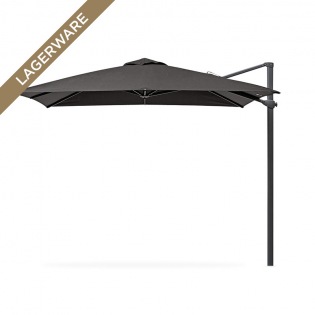 Freiarmschirm schwarz 300x300 cm, anthrazit