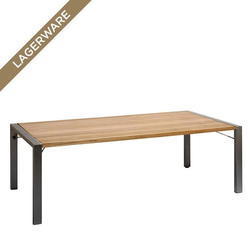 Flip Gartentisch 180 x 90 cm, Gestell Graumetallic