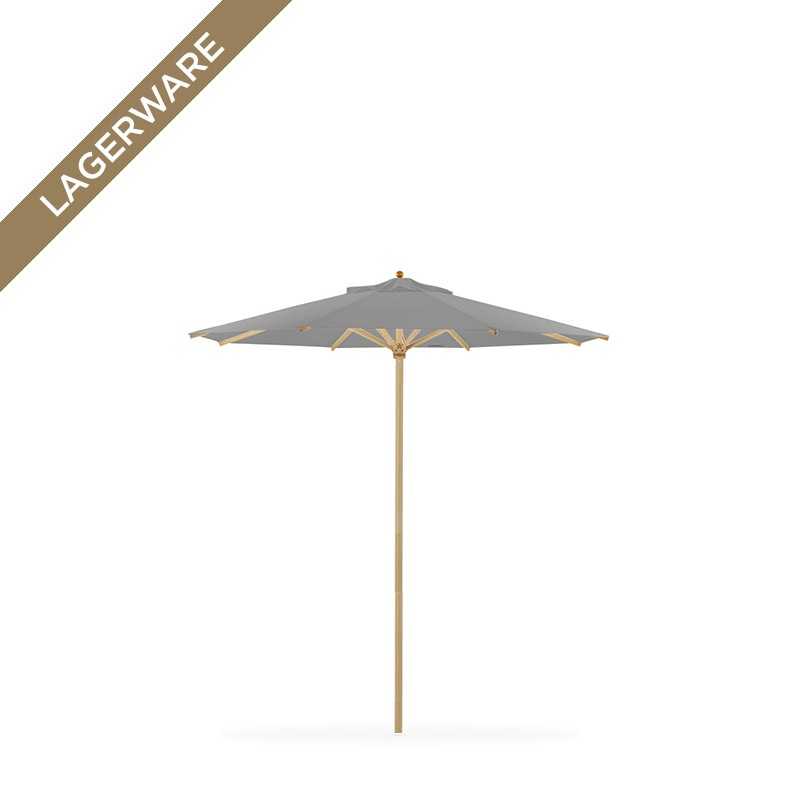 Weishäupl Klassiker Schirm Ø 250 cm mit Flaschenzug, grau