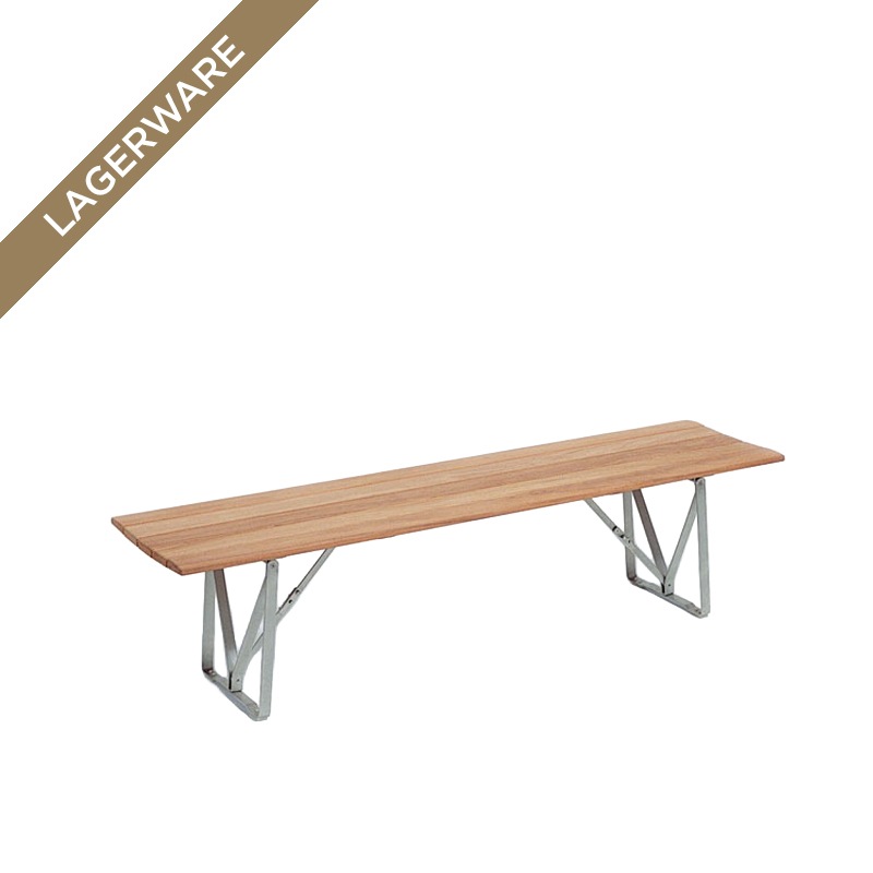 Weishäupl Balance Gartenbank 180 cm, mattsilber