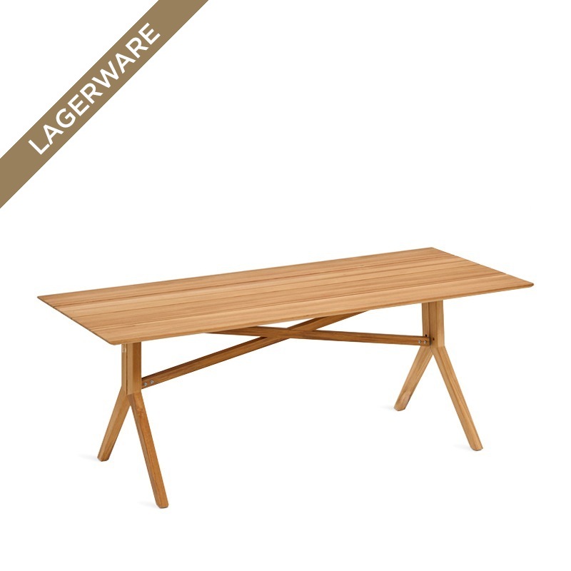 Weishäupl Loft Gartentisch 200 x 90 cm, Teak