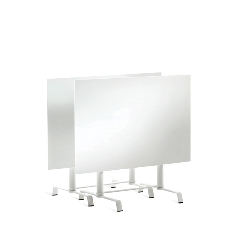 Fast Elica Tisch mit Doppelfuß, klappbar